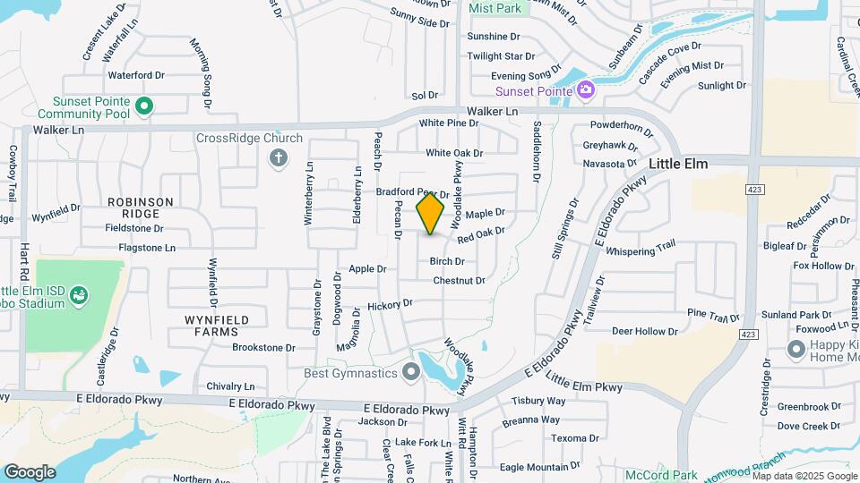 2224 Red Oak Dr Map and Location Details