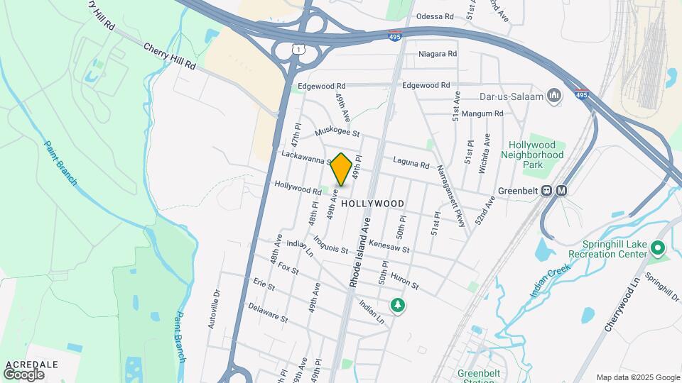 4904 Hollywood Rd Map and Location Details