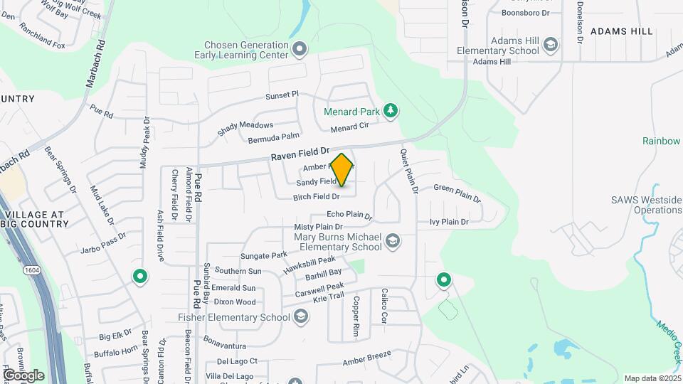 9923 Birch Field Dr Map and Location Details