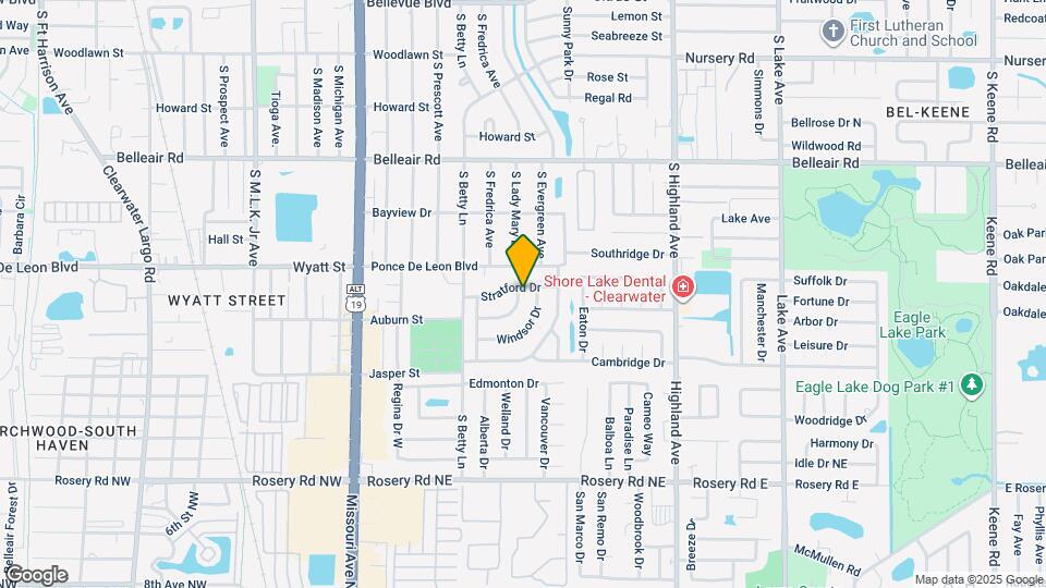 1355 Stratford Dr Map and Location Details