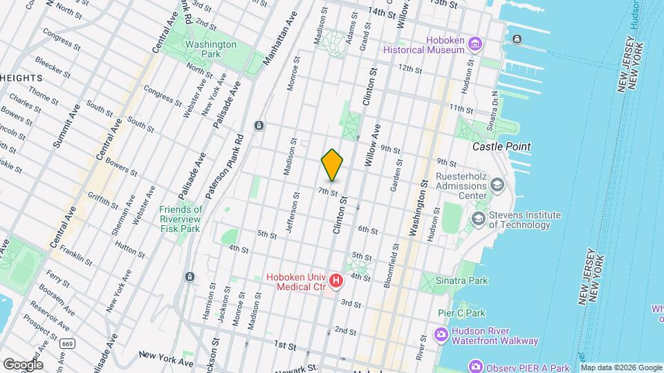 715 Grand St Map and Location Details