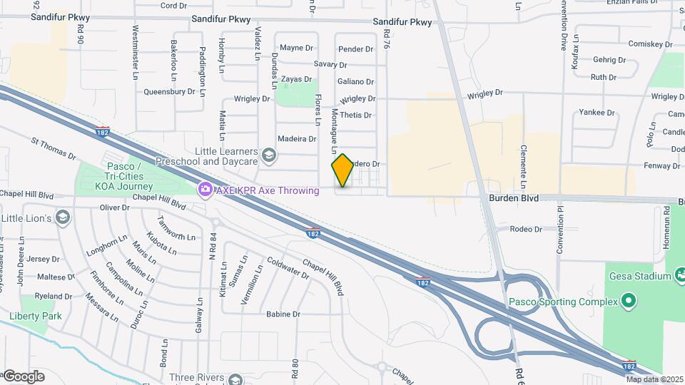 7806 Quadra Dr Map and Location Details