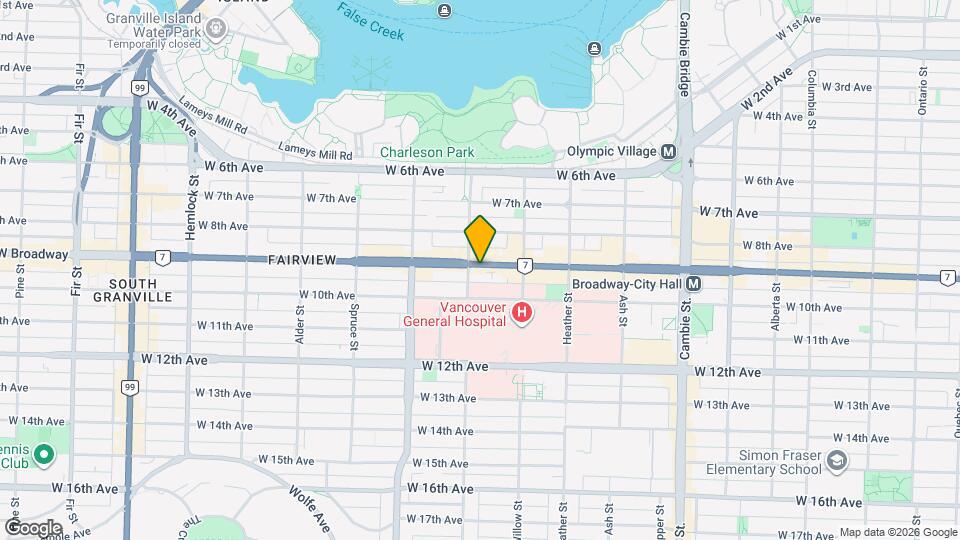 898 Broadway W Map and Location Details