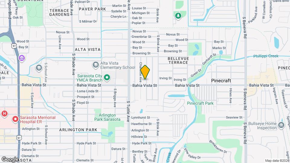 1134 Pattison Ave Map and Location Details