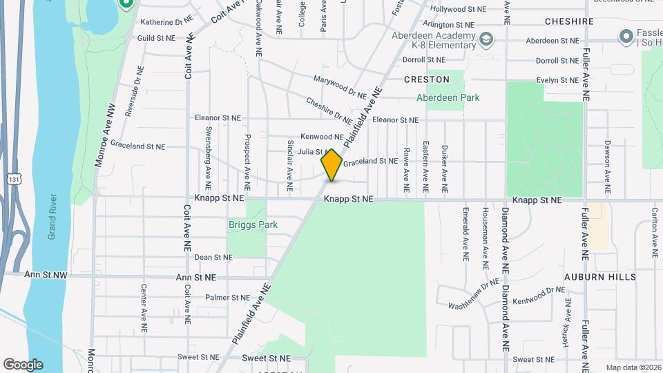 510 Woodridge St NE Map and Location Details