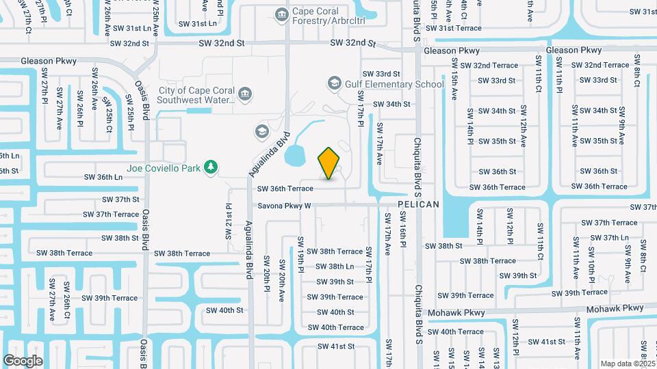 1825 SW 36th Terrace Map and Location Details