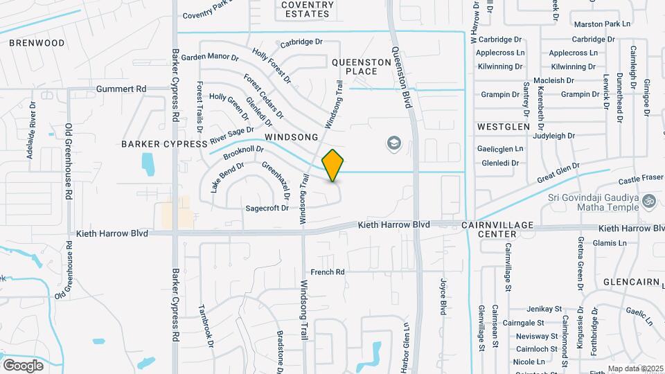 17931 Valley Knoll Dr Map and Location Details