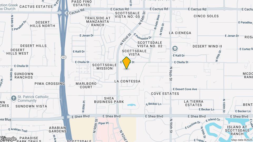 11333 N 92nd St, Unit 1075 Map and Location Details