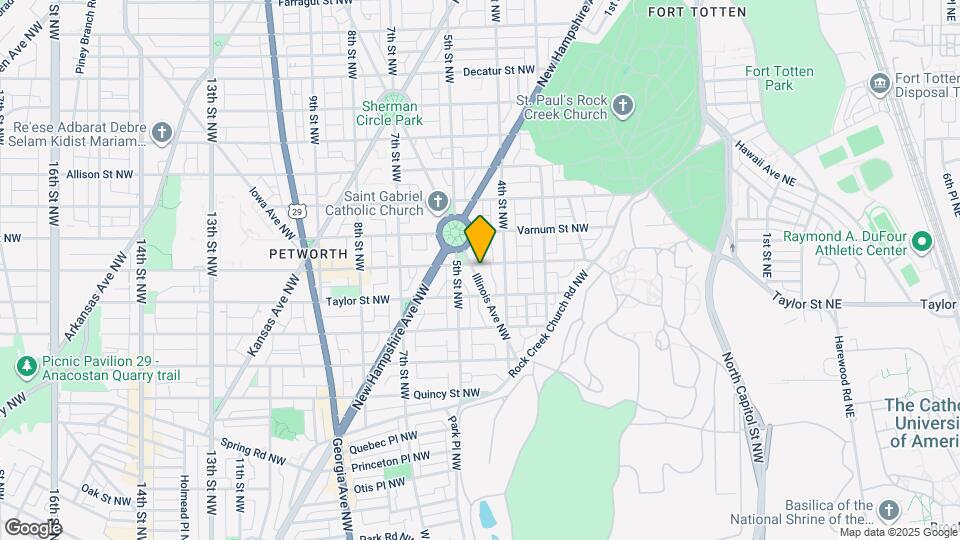 4131 Illinois Ave NW Map and Location Details