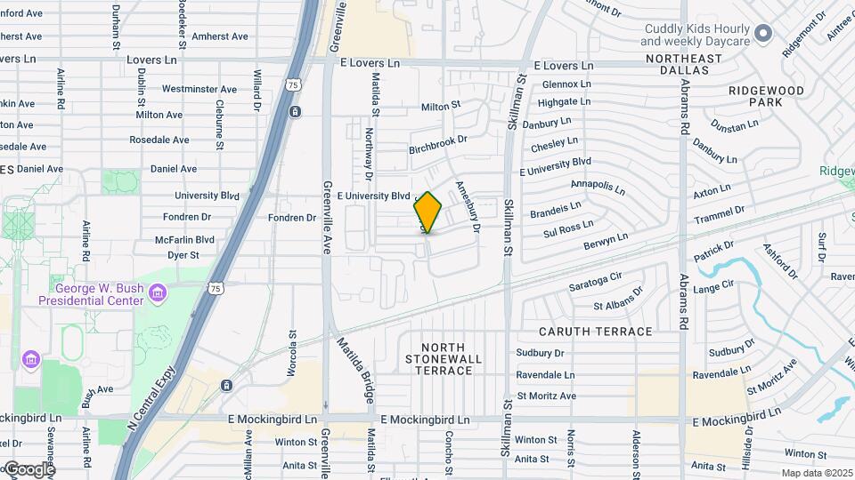 5904 Sandhurst Ln Map and Location Details