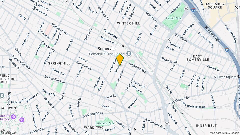 55 Putnam St Map and Location Details