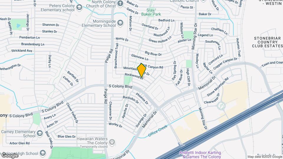 5521 Rockwood Dr Map and Location Details