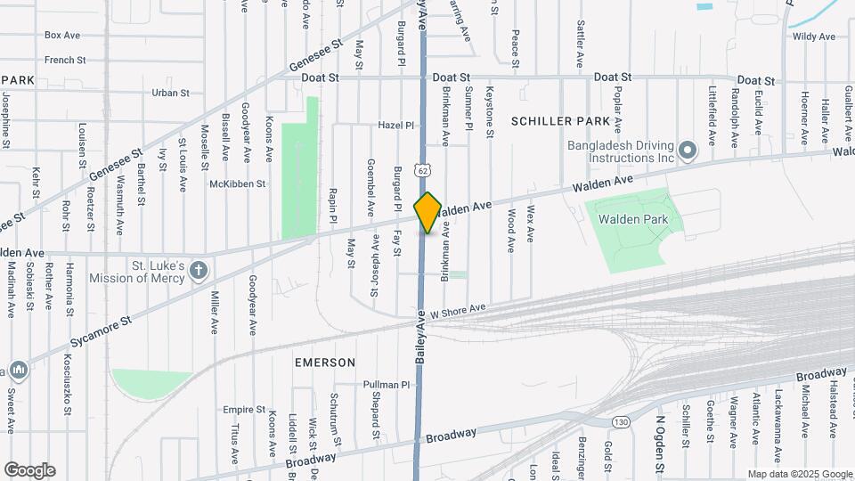 1823 Bailey Ave Map and Location Details