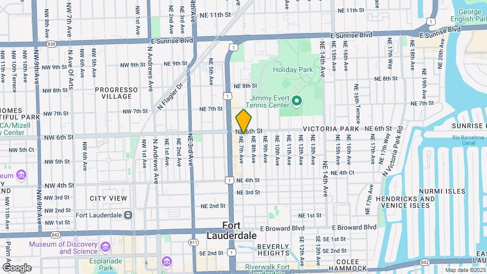 540 NE 7th Ave Map and Location Details