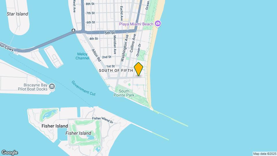 50 S Pointe Dr, Unit 609 Map and Location Details
