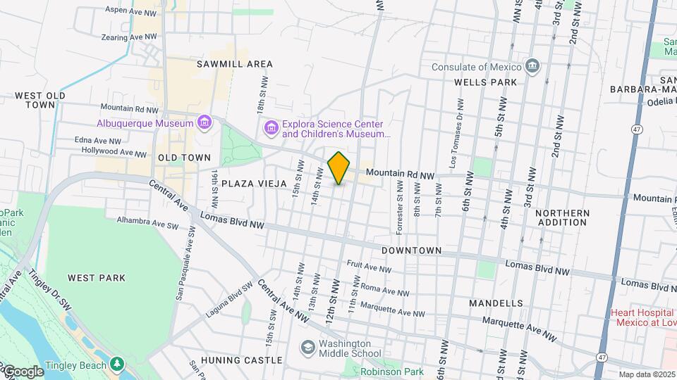 808 13th St NW Map and Location Details