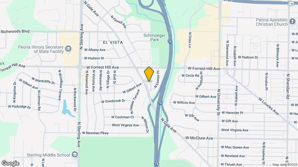 2934 N Gale Ave Map and Location Details