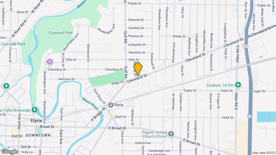 136 Cleveland St Map and Location Details