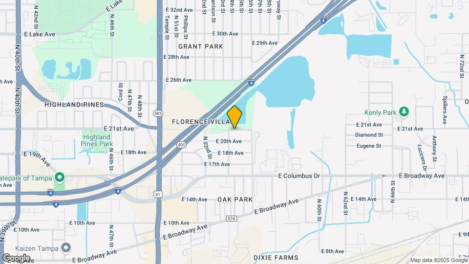 5305 E 21st Ave Map and Location Details