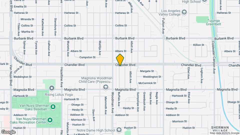 5346 Buffalo Ave Map and Location Details