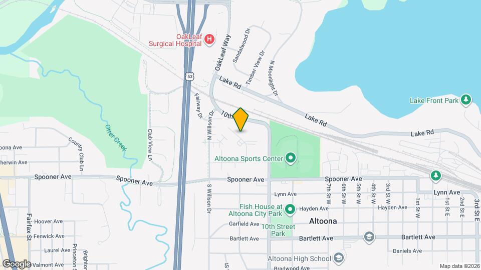 345 Twin Oak Dr Mapa y Detalles de la Ubicación