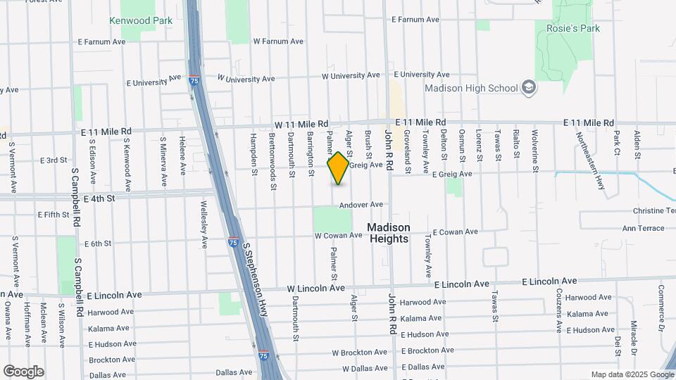 26546 Palmer St Map and Location Details