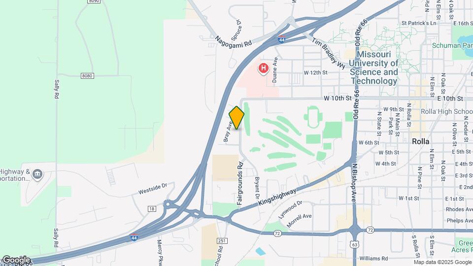 807 Fairgrounds Rd Map and Location Details