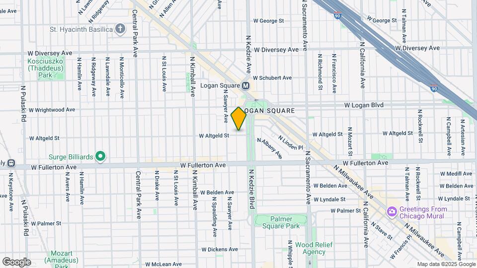 3216 W Altgeld St Map and Location Details