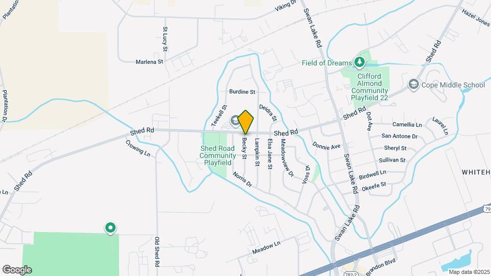 1314 Becky St Map and Location Details