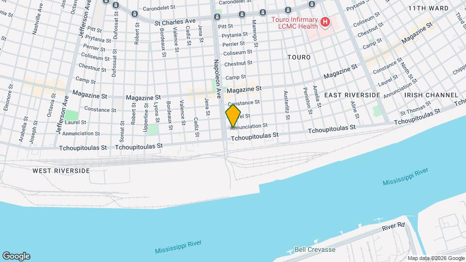 4320 Annunciation St, Unit Apt A Map and Location Details