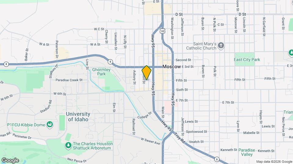 502 S Almon St Map and Location Details