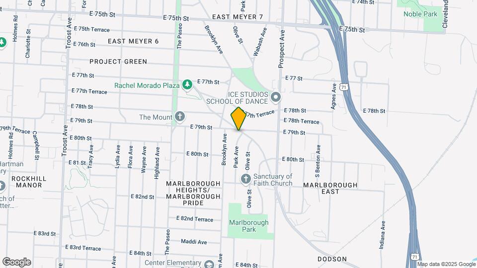 7904 Park Ave Map and Location Details