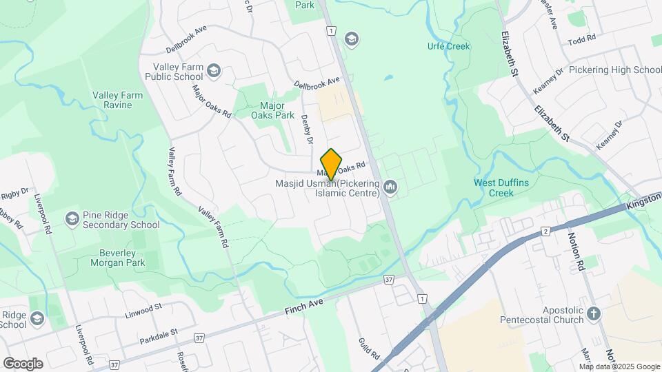 2095 Duberry Dr Map and Location Details
