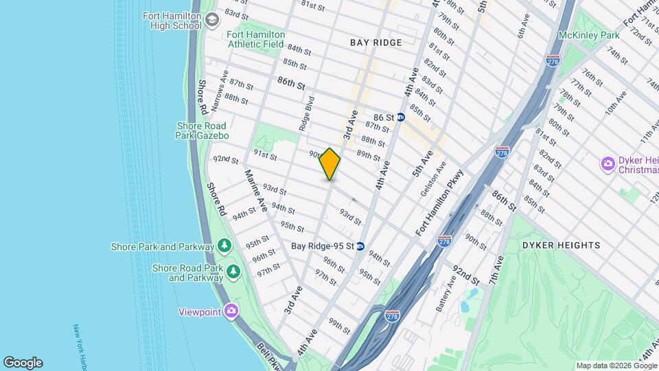 9118 3rd Ave Map and Location Details