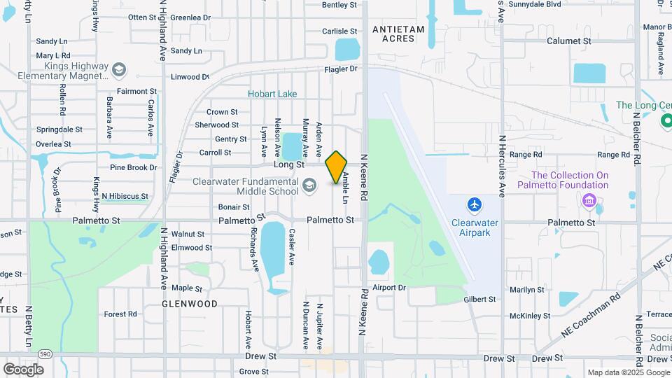 1121 N Saturn Ave Map and Location Details