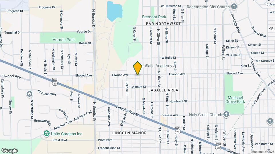 2616 Elwood Ave Map and Location Details
