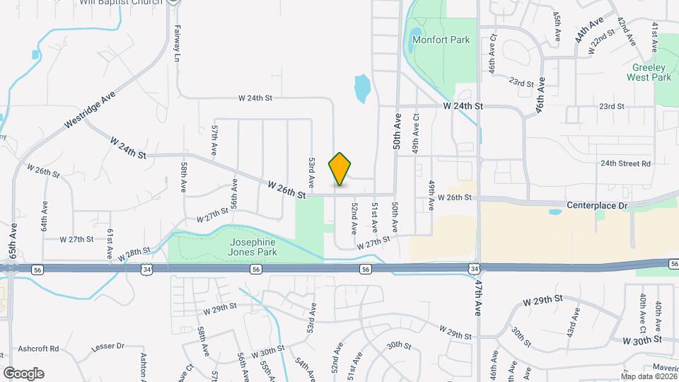 5217 W 26th St Map and Location Details