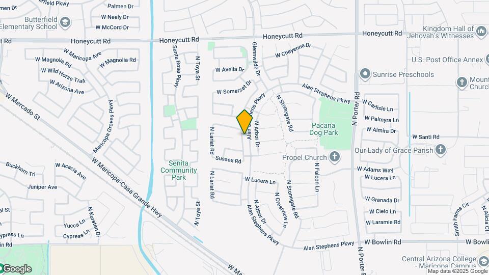 18871 N Ventana Ln Map and Location Details