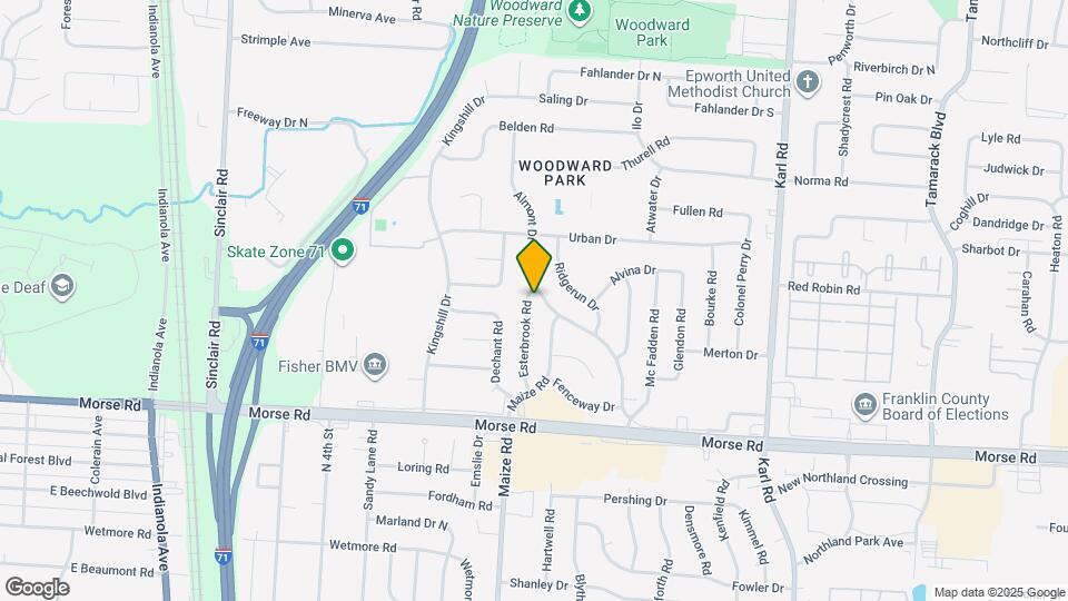 4835 Almont Dr Map and Location Details