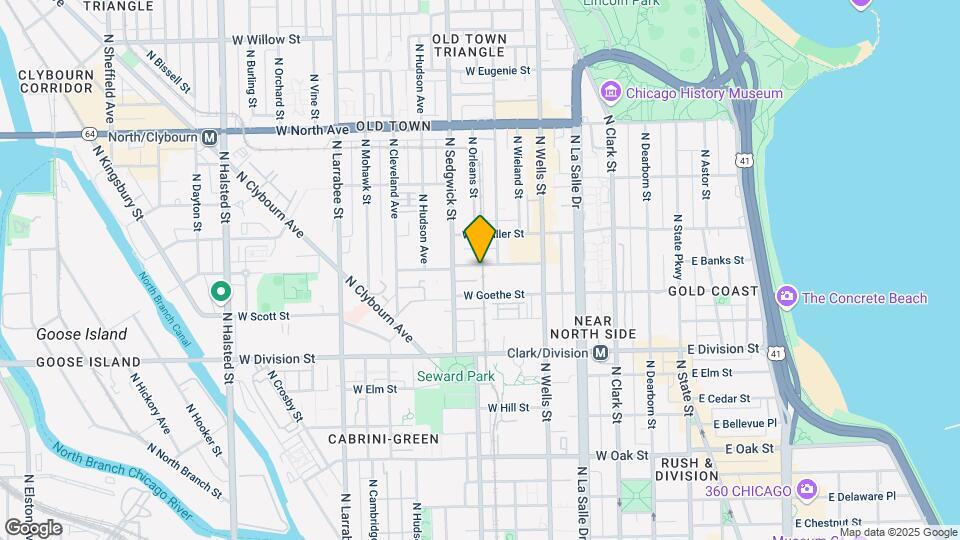 317 W Evergreen Ave Map and Location Details