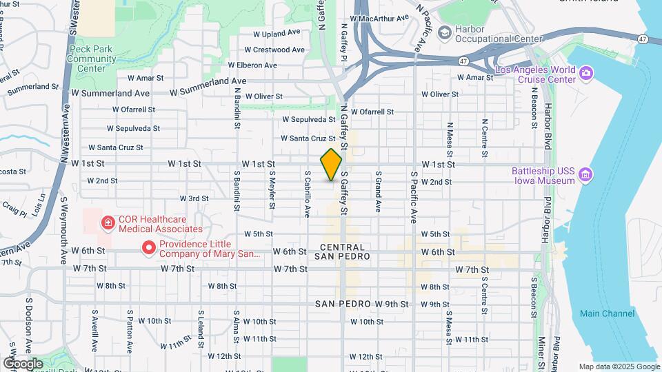 735 W 2nd St Mapa y Detalles de la Ubicación