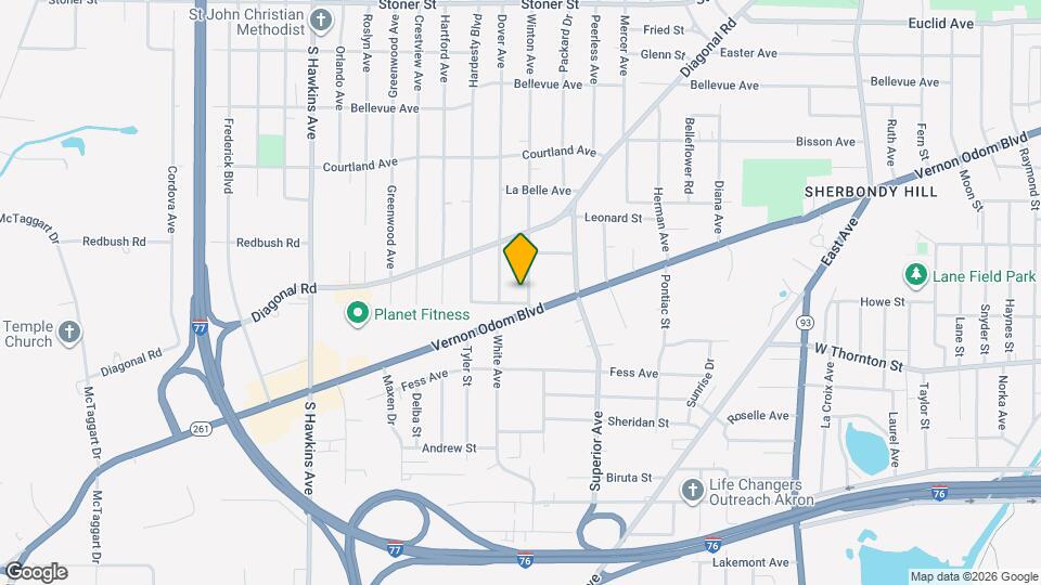 1368 Winton Ave Map and Location Details