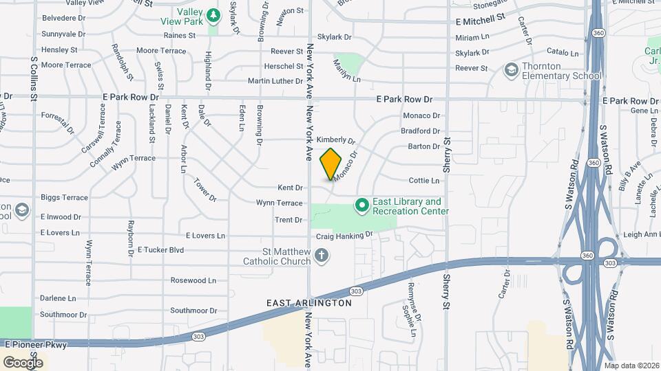 1718 Mignon Dr Map and Location Details