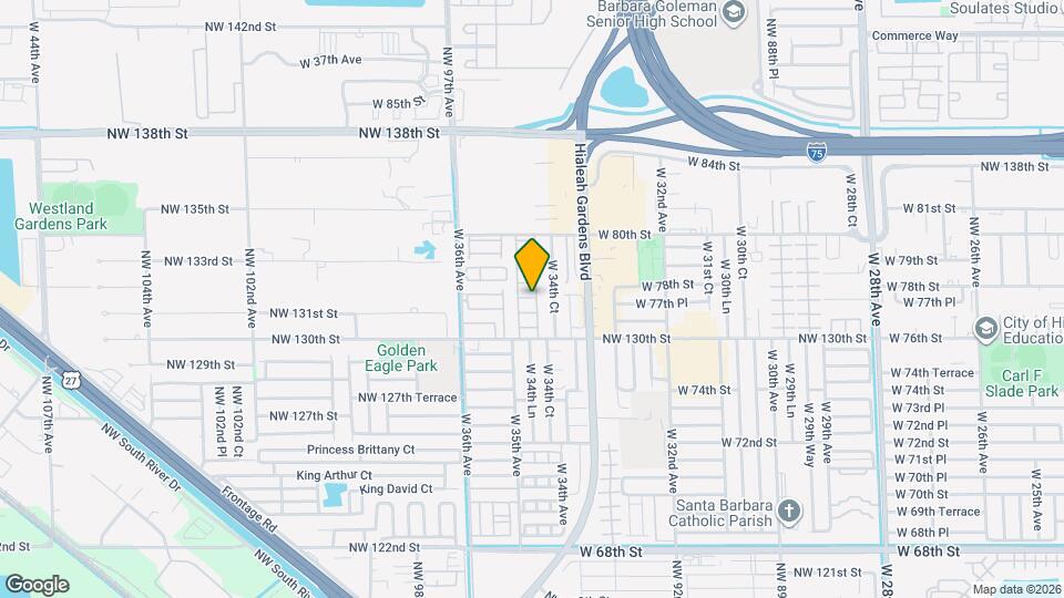 7730 W 34th Ln Map and Location Details