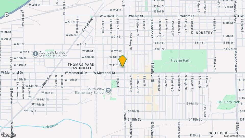 1807 S Walnut St Map and Location Details