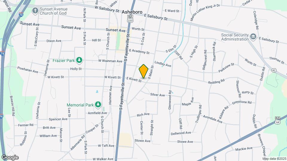 235-237 E Kivett St Map and Location Details