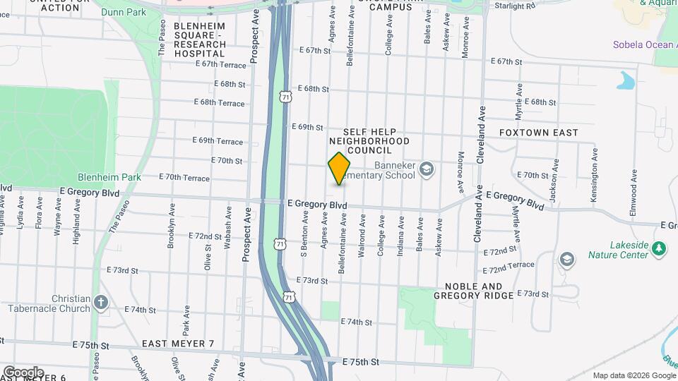 7030 Bellefontaine Ave Mapa y Detalles de la Ubicación