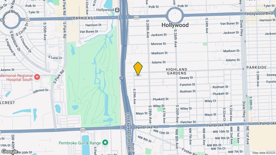 2843 Dewey St Map and Location Details