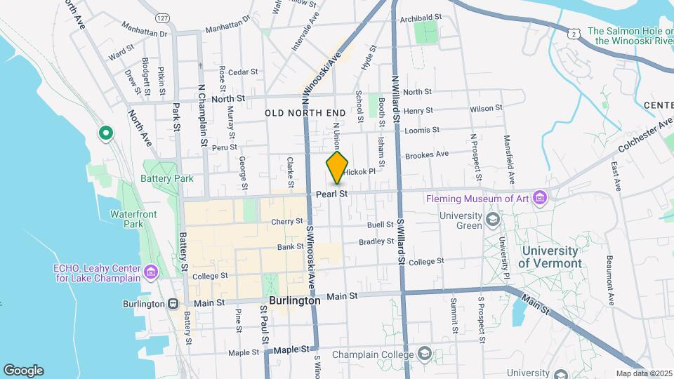 234 Pearl St Map and Location Details