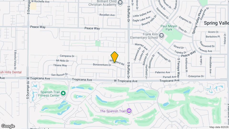 7896 Bonaventure Dr Map and Location Details